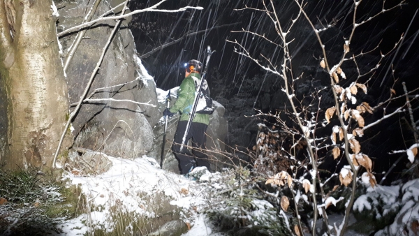 2025.01.02 Czarny Groń - Beskid Mały - akcja narciarska