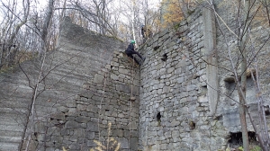 2020.11.18 Trening linowy na kamieniołomach w Kozach