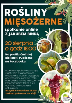 2020.08.20 Wykład o roślinach mięsożernch