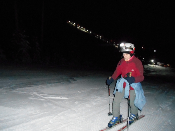2015.01.01 Narty - kierunek Małe Skrzyczne