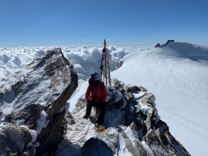2021.06.22-23  Zumsteinspitze 4563 m.Monte Rosa Włochy
