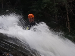 2023.08.21 Trening w wodospadzie w Sopotni Wielkiej