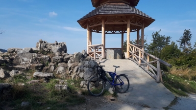 2023.09.12 Rowerowa akcja "solo" na Kozią G&oacute;rkę w Beskidzie Śląskim