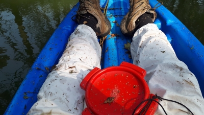 2024.08.31 Ciężka akcja kajakowa od Zbiornika Łąka do Parku w Pszczynie