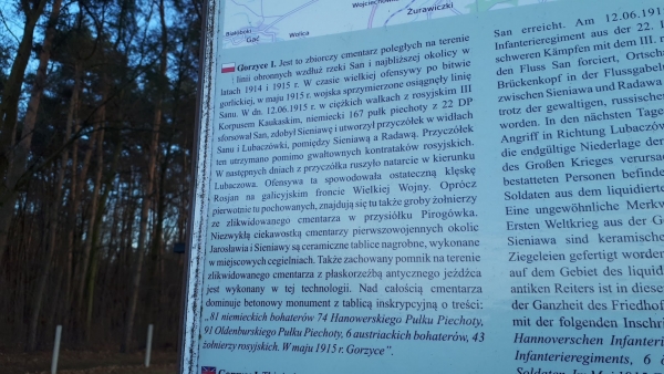 2025.01.06 Zwiedzanie Cmentarza Wojennego - Gorzyce I