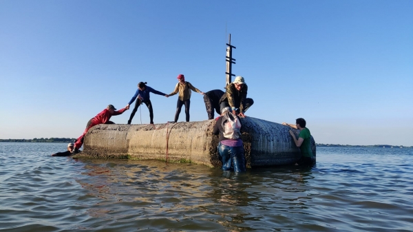 2023.06.26 Akcja do Bunkra polskiego z 1939 r w Zalewie Goczałkowickim
