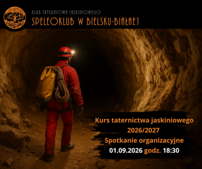 2026.09.01 Kurs Taternictwa Jaskiniowego 2026-2027