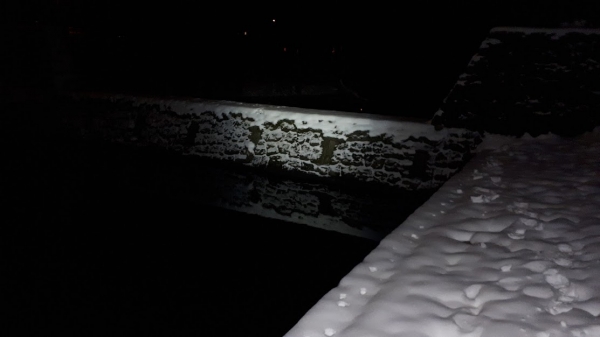 2018.12.20 Wapienica - sprawdzanie  miejsca na kąpiel Sylwestrową