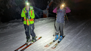 2026.01.09 Puchar 12 Wzniesień - Małe Skrzyczne od gondoli - narty