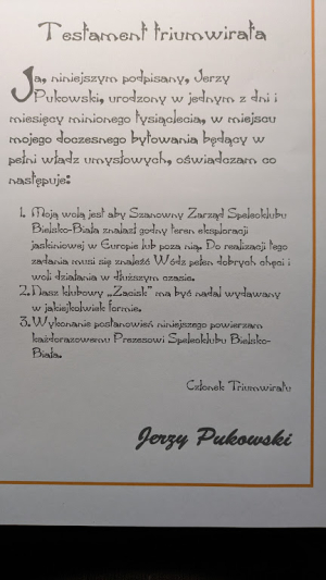 2025.11.04 - 50 lat Triumwiratu - ogłaszanie testament&oacute;w