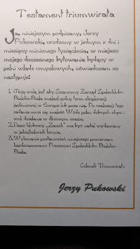 2025.11.04 - 50 lat Triumwiratu - ogłaszanie testament&oacute;w