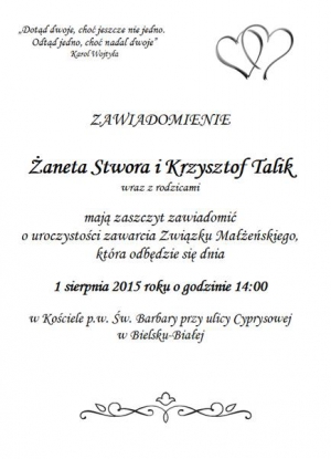 2015.08.01 Klubowy ślub