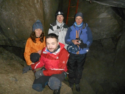 2014.02.01 Jaskinia w Knehyni - Beskid Morawsko-Śląski 