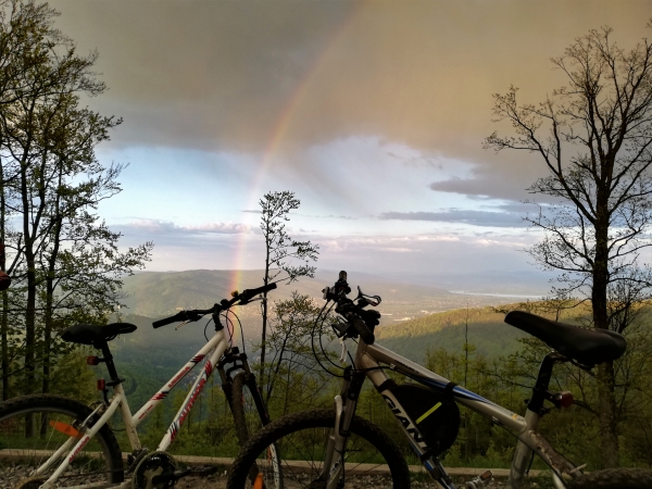 2021.05.31 Szyndzielnia - Rowerowo, w poszukiwaniu tęczy...