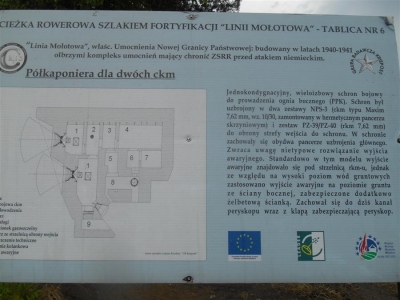 2016.05.26 Zwiedzanie bunkra Radzieckiego z Linii Mołotowa w miejscowości Nowe Brusno na wsch&oacute;d od Cieszanowa