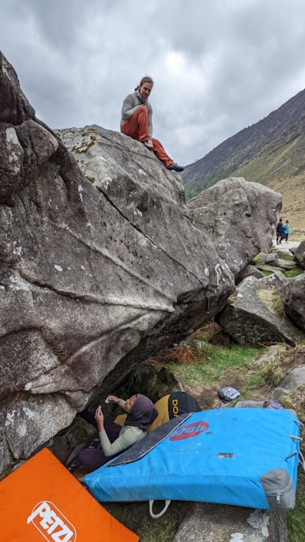 2022.04.24 Glendalough bouldowanie  /Irlandia/