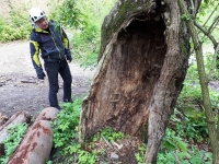 2019.05.10 Akcja rowerowa do "krateru meteorytowego" w rejonie zapory w Wapienicy