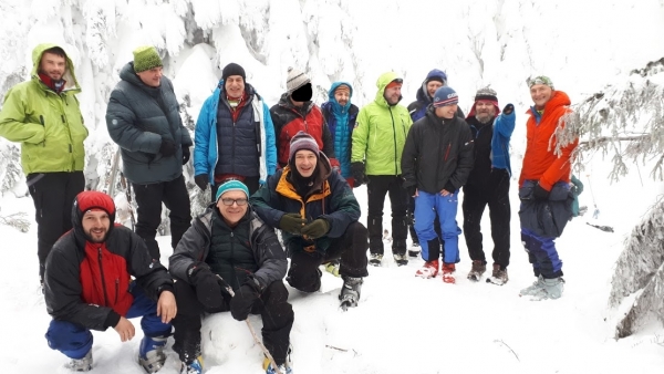 2019.01.12-13 Biwak zimowy w masywie Śnieżnika 1425 m w Sudetach