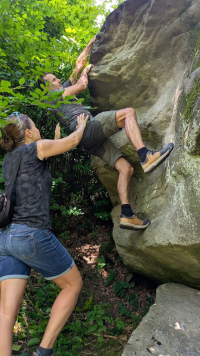 2025.07.20 Okap nad Zaporą K.Bm-01.08 wspinaczka