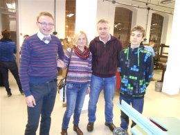 2014.12.05 Wernisaż Elwiry Stetner - tkanina artystyczna - Muzeum Techniki