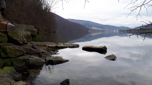 2025.02.01 Eksploracja wschodnich wybrzeży Jeziora Międzybrodzkiego