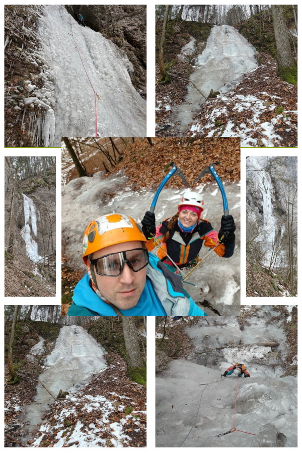 2026.01.25 Austria, Lilienfeld, Wspinaczka lodowa