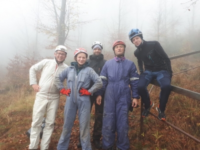 2018.10.21 Jaskinia w Trzech Kopcach i Jaskinia Dująca
