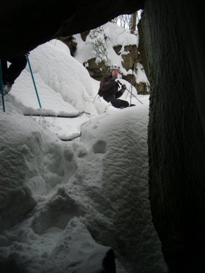 2013.04.01 Skrzyczne od południa - Jaskinia w Skrzycznem XI - K.Bs-03.10 /akcja narciarska/
