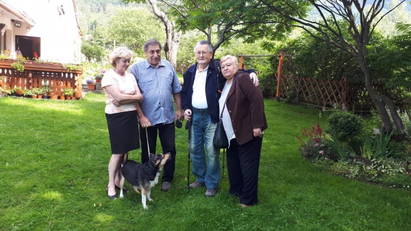 2018.07.09 Wizyta przyjaźni u Członka Honorowego Jana Łaciaka w Szczyrku