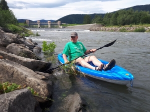 2023.08.09 Spływ kajakowy Sołą poniżej zapory w Czańcu