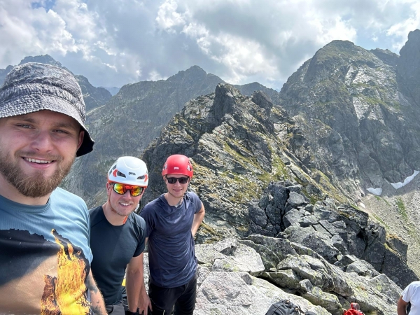 Kursanci na Kościelcu