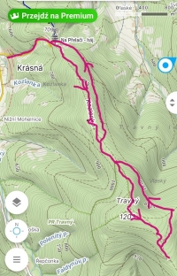 2025.01.18 Wyjazd Sekcji Narciarstwa Wysokog&oacute;rskiego na Travny 1203 m w Beskidzie Morawsko-Śląskim /Czechy/