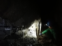 2021.02.01 Jaskinia Lodowa w Szczyrku - sprzątanie