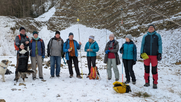 2026.01.06 Manewry lawinowe w kamieniołomie w Kozach