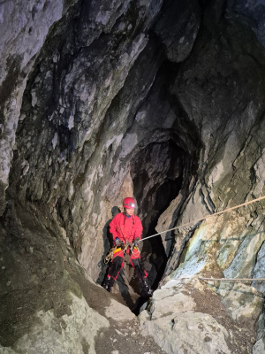 Jowita podczas zjazdu w Kasprowej Wyżniej