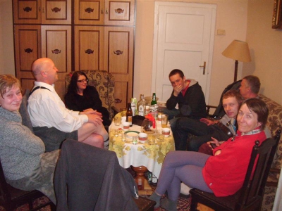 2013.04.13 Witanie uczestnik&oacute;w wyjazdu narciarskiego do Austrii 