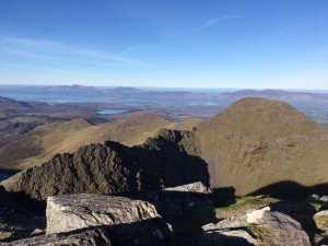2019.12.02 Carrauntoohill 1040m. g&oacute;ry Macgillycuddy's Reeks.Irlandia