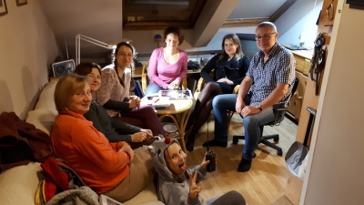 2018.11.30 Tajne spotkanie u Prymuli - poświęcone opracowaniu "Wielkiego Albumu Klubowego"