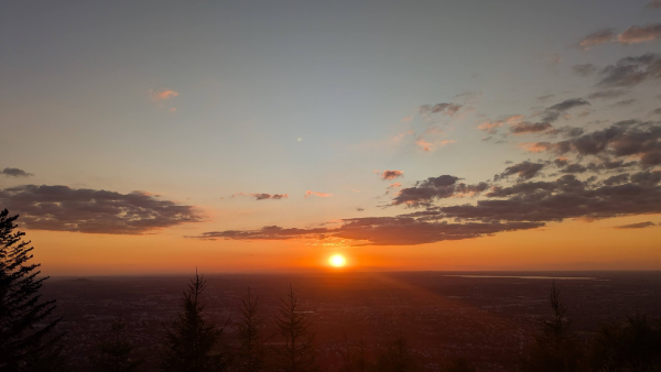 2025.08.17 Gaiki - zach&oacute;d Słońca nad Bielskiem