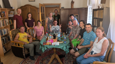 2026.06.30 "Parapet&oacute;wa" w nowym mieszkaniu u Jerzego Pukowskiego