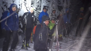 2019.01.02 Klubowe ognisko na Małym Skrzycznym - akcja narciarska