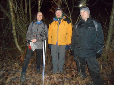 2015.12.30 Zwiedzanie Niemieckich umocnień linii b2 w Beskidzie Małym na Przyszopie 601 nad Tresną