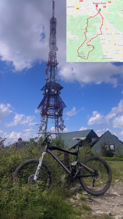 2020.06.30 Z rowerem na Skrzyczne