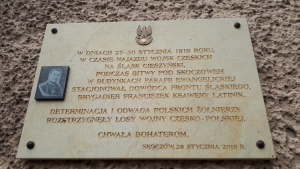 2020.08.15 Zwiedzanie pola bitwy pod Skoczowem - 1919 r