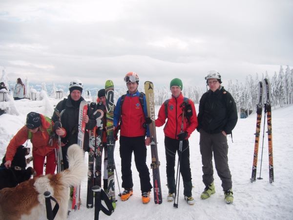 2013.02.24 Akcja Sekcji Narciarstwa Wysokog&oacute;rskiego do Jaskini w Jaworzynie K.Bs-03.03 - P10W na Skrzyczne