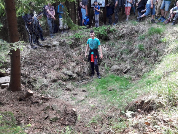 2018.05.02 Brenna - zwiedzanie miejsc walk partyzant&oacute;w