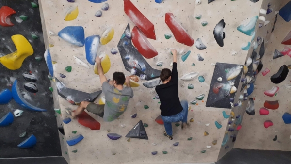 2025.01.08 Ścianka wspinaczkowa w Białej