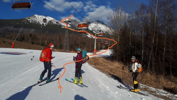 2025.02.09 Akcja narciarska na Łomnicę 2634 m